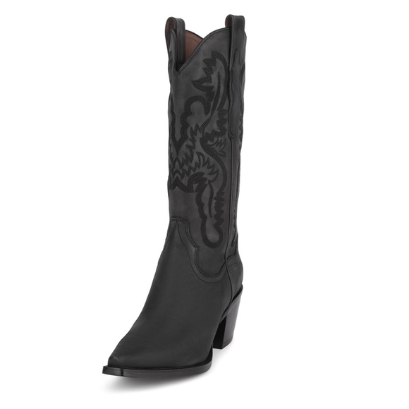 JEFFREY CAMPBELL DAGGET WESTERN BOOT BLACK SIZE 10 - Picture 1 of 5